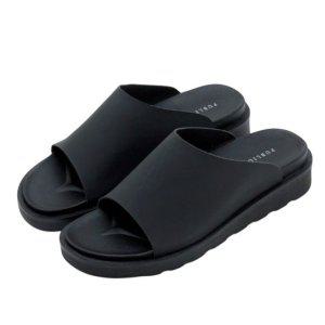 편안한 와이드 슬리퍼 (블랙) 컷팅 모던 심플한