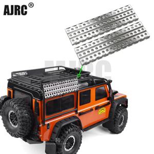 1/10 Rc 추적 차량 탈출 보드 Trx4 Defender Bronco Axial Scx10 90046 D90 Yikong Rgt Rc4wd 용 자동차 금속 스키드 등반