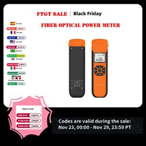 광 파워 미터 G10 플래시 라이트 OPM FC/SC/ST가 있는 고정밀 충전식 배터리 FTTH 광섬유 파워 미터
