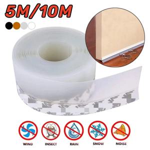 5M/10M 도어 하단 씰 스트립 날씨 창 고무 씰 Weatherstrip 방풍 먼지 자체 접착 도어 앞 유리 씰링 테이프