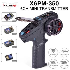 DUMBORC X6PM-350 RC 송신기 수신기 키트 BL3F/X6FG/X6FP/X4FMG 2.4GHZ RC 컨트롤러 6CH 자이로 범용 RC 자동차 원격 제어