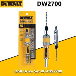DEWALT DW2700 #6 드릴 드라이브 세트, 드릴 플립 드라이브 컴플리트 유닛, 2 in 1 카운터 싱크 우드 드릴 비트, 6mm 액세서리