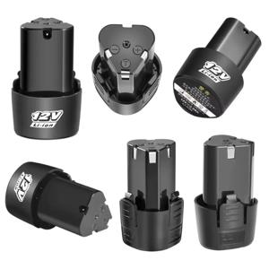 앵글 그라인더 전기 드릴 스크루 드라이버 예비 배터리 전동 공구 용 12V 5000mAh 고용량 충전식 리튬 배터리