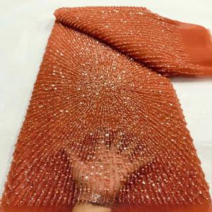 도매 파란색 레이스 직물, 시퀀스와 프랑스 메쉬, 아프리카 레이스 직물 2025 고품질, 신부 레이스 직물, 파란색 그물