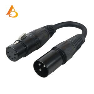 DMX 케이블 3핀-5핀, XLR 남성-여성 오디오 케이블, 무대 조명용 XLR 3핀-5핀 커넥터 케이블