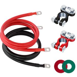 10AWG 배터리 터미널 포스트 커넥터 자동차 연결선 자동차 오토바이 선박용 - 배터리 없는 도구