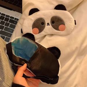 베스트셀러 판다 수면 안대 - 빛 차단, 수면, 온찜질, 냉찜질, 편안함, 조절 가능, 통기성