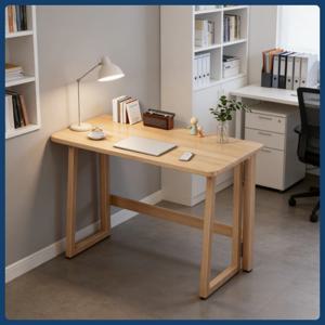 원목 접이식 책상 - 작은 공간을 위한 모던 컴퓨터 책상, 침실용 휴대용 게임 및 학습 테이블, 사무실 책상, стол