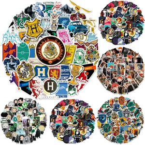 정품 50개 해리포터 스티커 장식용 스티커 장난감 문구 기타 전화 자전거 노트북 여행가방 자동차 스케이트보드 스티커 선물