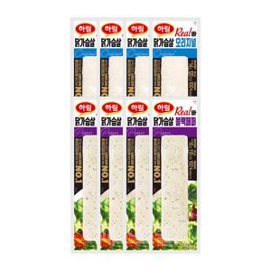 하림 리얼바 닭가슴살 오리지날 80g 4개 + 블랙페퍼 80g  4개 세트