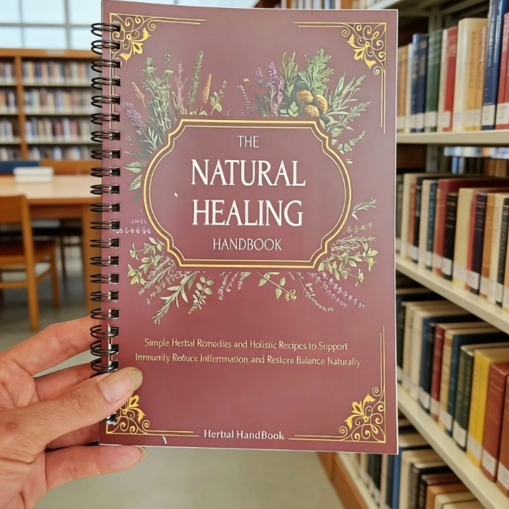 자연 치유 핸드북: 허브 요법 및 홀리스틱 건강 지원을 위한 스파이럴 바운드 가이드북 (단계별 프로토콜 포함)