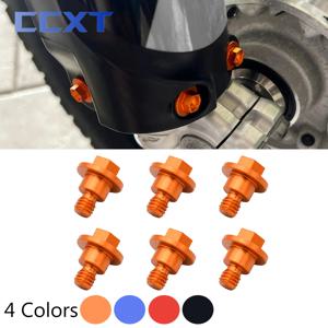 오토바이 M6 * 12 나사 KTM SX SXF XC XCF XCW EXC EXCF 125-530cc 2000-2022 Husqvarna TC TE TX FC FE FX 용 포크 가드 볼트