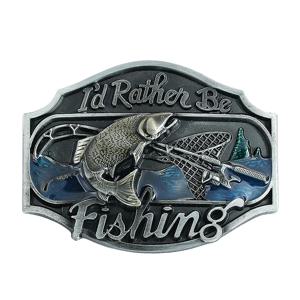 남성용 낚시 벨트 버클, 수제 허리띠 버클, 카우보이 락, 청바지 액세서리, 야외 낚시