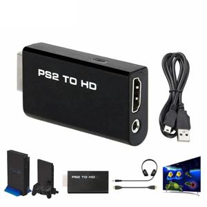 Hdmi To Ps2 호환 변환기 어댑터 오디오 및 비디오(3.5mm 오디오 케이블 포함)는 Pc 모든 Ps2 480i 480p 576i 디스플레이 모드를 지원합니다.