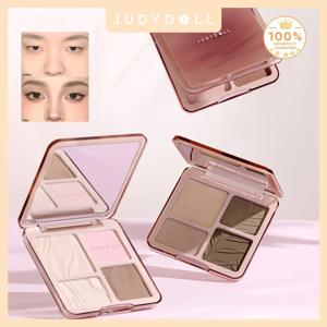 Judydoll 하이라이터 & 컨투어 팔레트, 매트 & 쉬머, 스컬프트 & 디파인, 내추럴 피니시, 코 & 턱라인 컨투어, 초보자