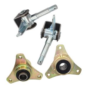 ATV 4 륜 비치 110 168CC 카트 액세서리 6 인치 휠 허브 스티어링 조인트 스핀들 플랜지 양 경적 세트