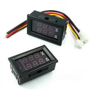 DC 0-100V 10A 100A LED 디지털 전압계 전류계 듀얼 디스플레이 전압 검출기 전류 측정기 DSN-VC288 모듈