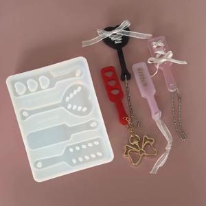 DIY 사랑 단추 모양의 실리콘 에폭시 수지 금형 수지 금형 쥬얼리 금형