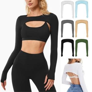 여름 얼음 실크 목도리 팔 슬리브 원피스 긴팔 카디건 야외 스포츠 선 스크린 오버 슬리브 숙녀 탑 자른 케이프