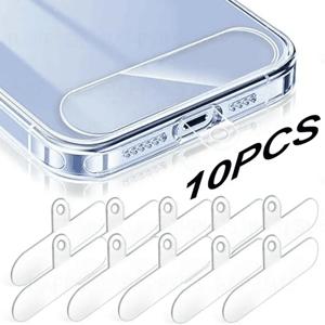 1/3/5Pcs 투명 휴대 전화 분실 방지 끈 카드 가스켓 범용 분리형 전화 교수형 코드 스트랩 패치 테더 패드