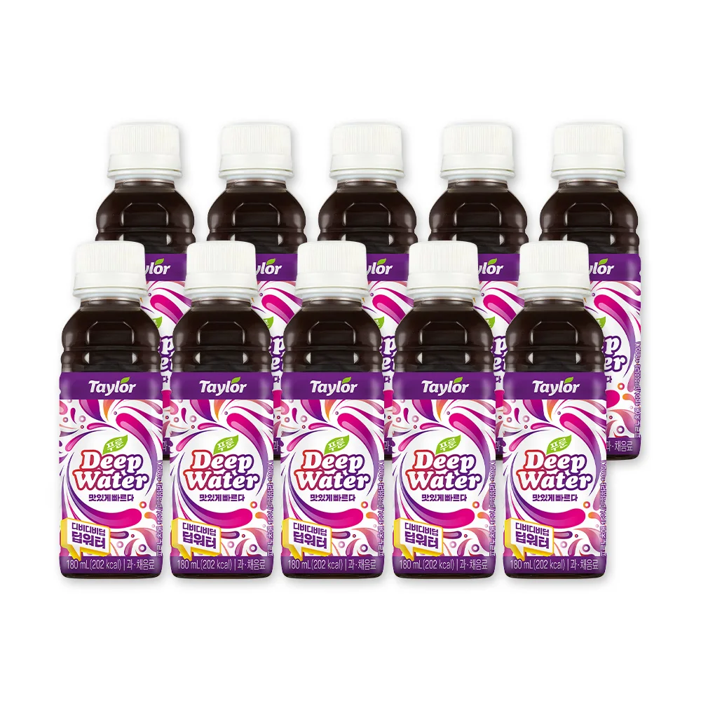 테일러푸룬 공식 푸룬 농축 딥워터 180ml x 10병