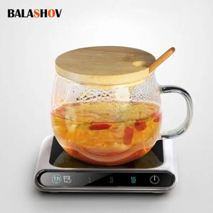 사무실 책상 사용을위한 USB 휴대용 커피 머그잔 컵 워머 홈 오피스 3 가지 온도 설정이있는 스마트 전기 음료 워머