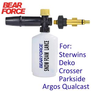 고압 세척기 스노우 폼 랜스 폼 건 폼 노즐 자동차 비누 폼 워시 Crosser Sterwins Deko Parkside Argos Qualcast
