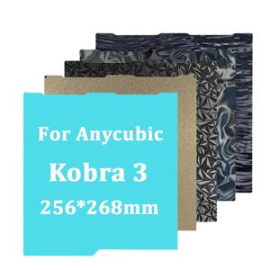 Kobra 3 빌드 플레이트 Kobra 3 Pei 질감 PEO 256x268 Anycubic Kobra 3 콤보 빌드 플레이트 예비 부품 양면 히트 베드
