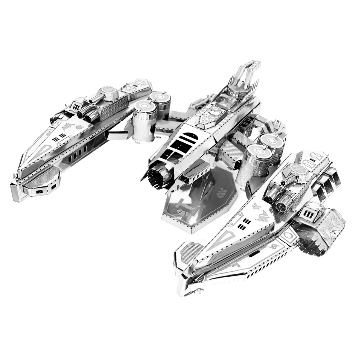 넥타이 파이터 3D 금속 퍼즐 모델 키트 어린이를위한 DIY 레이저 컷 퍼즐 퍼즐 장난감