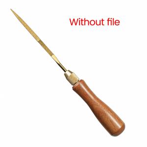 나무 파일 핸들 작은 파일 액세서리에 대 한 황동 콜레트 척과 나무 손잡이 DIY ZJY