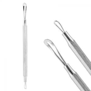 1개 전문가용 여드름 제거 도구 스테인리스 스틸 양면 블랙헤드 코메도네 제거기 얼굴 클렌징용