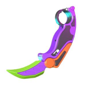 3D 인쇄 중력 클로 커터 플라스틱 칼 코스프레 성인 압축 Karambit 컬렉션 멋진 재미 있은 선물 장식품 장난감 소년