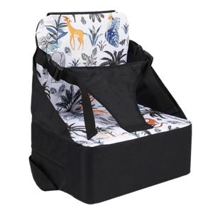 Y4QA 편안한 식사를위한 등받이와 함께 접이식 가능한 아기 여행 친화적 인 베이비 부스터 시트 접이식