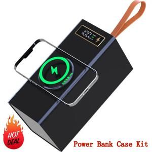 40 셀 보조베터리 케이스 키트 고속 충전 18650 배터리 박스 캠핑 라이트(배터리 없음)