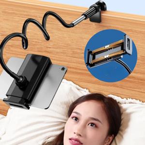 침대용 태블릿 브래킷 iPad Stand 360 °   4.7~12.9인치 휴대폰 태블릿 홀더용 90cm 금속 암이 있는 회전식 침대 태블릿 마운트 스탠드