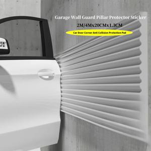 2M/4CM 충돌 방지 차고 벽 스티커 자동차 도어 코너 보호대 스폰지 패드 주차장 기둥 안티 스크래치 보호 매트