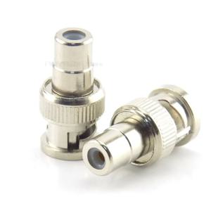 1pc/10pcs BNC 남성 RCA 여성 플러그 동축 어댑터 커넥터 플러그 F/M 커플 보안 시스템 비디오 CCTV 카메라 H10