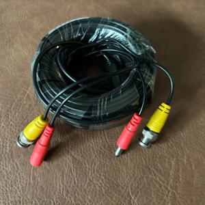CVBS CCTV DVR 카메라 레코더 시스템 액세서리 용 BNC 케이블 비디오 케이블 DC 전원 보안 감시 BNC 연장 케이블