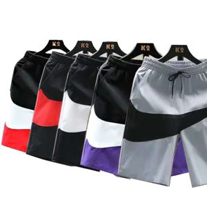 여름 남성 스포츠 스웨트팬츠 캐주얼 반바지 포켓 기본 단색 경량 바지 조깅 비치 반바지 남성용