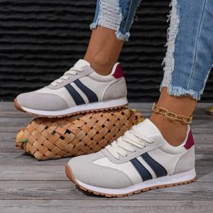 새로운 캐주얼 신발 패션 모든 경기 운동화 통기성 천 표면 경량 스포츠 여성 신발 Zapatos De Mujer