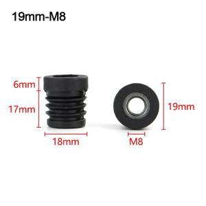 먼지 덮개 검정 너트 홀 플러그 원형 플라스틱 가구 조절식 다리 블랭킹 엔드 캡 가구용