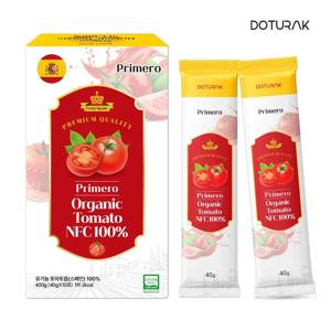 프리메로 물 한 방울 섞지 않은 NFC100% 유기농 토마토즙 스틱 40g 10포