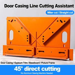 목재 문틀 마이터 절단 도구 45/90도 도구, 고정밀, 단단하고 내구성 있는 문틀 와이어 절단 금형
