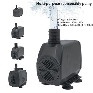10/16/25/35/45/60/85/115W 초저소음 수중 분수 펌프 필터 어항 수족관 물 펌프 탱크 분수 AC220V