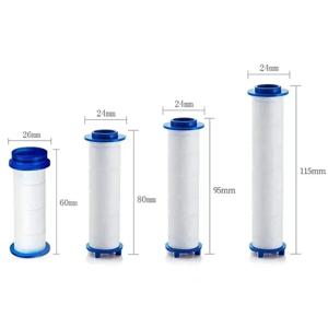 5개 세트 샤워 헤드 교체용 PP 코튼 필터 물 정화 욕실 액세서리 범용 샤워 물 청소용