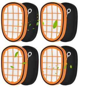 필립스 SpeedPro Max Aqua 휴대용 진공 청소기 FC6812 FC6813 FC6822 FC5005/01 교체 필터용 필터 4팩