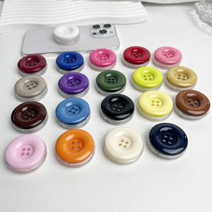 귀여운 버튼 전화 홀더 Griptok 브래킷 그립 Tok for IPhone 삼성 유니버설 액세서리 전화 소켓 링 지원 스탠드