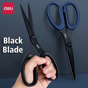 델리 블랙 스테인리스 가위 210/175mm 사무용품 가정용 주방 가위 절단 도구