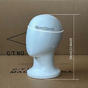 폼 마네킹 헤드, 안정적이고 가벼운 가발 디스플레이 스탠드, 쥬얼리, 헤드웨어, 모자 디스플레이 스탠드, 마네킹 헤드, 폼 헤드 모델