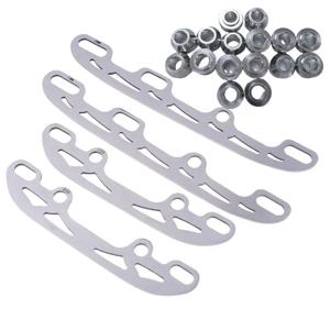 스테인리스 스틸 아이스 스케이팅 블레이드 세트 인라인 피겨 스케이트 블레이드 스케이트 신발 교체용 사이즈 220/253/290MM